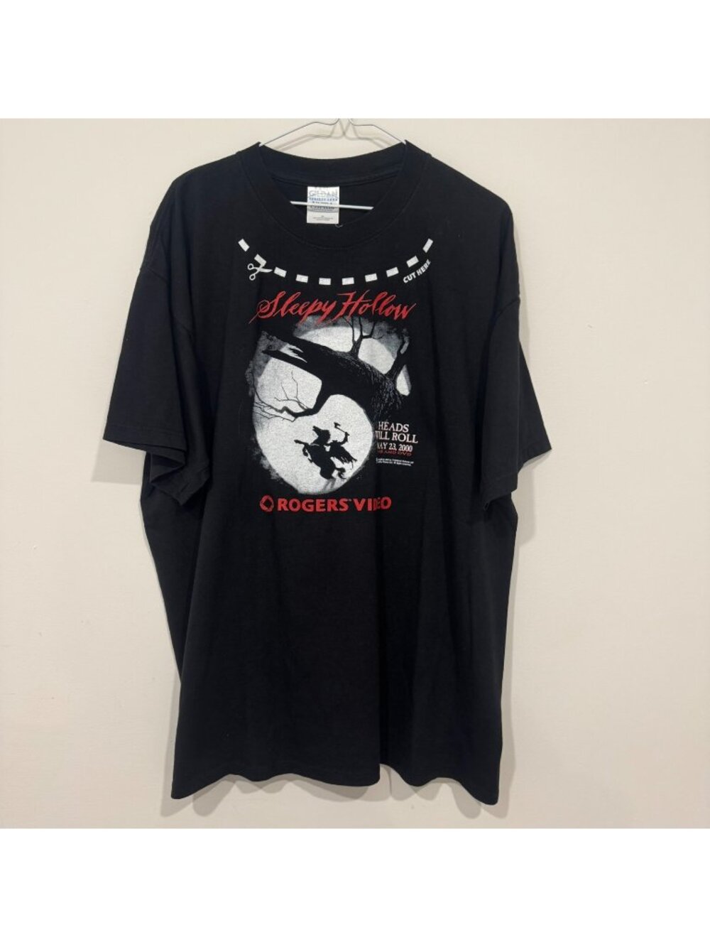 Vintage Sleepy Hollow / Talented Mr Ripley Horror Movie Promo T-shirt Rogers XL